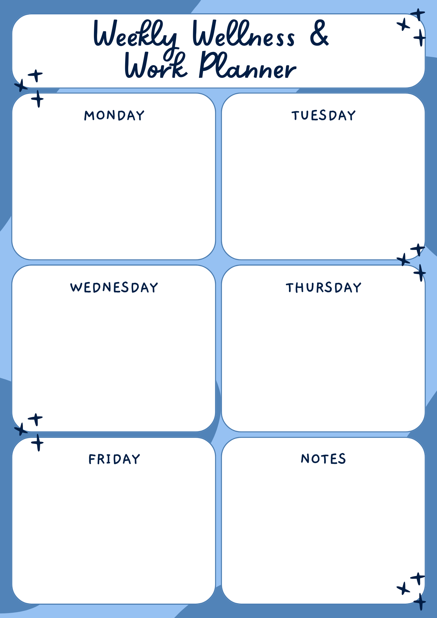 The Organized Week
