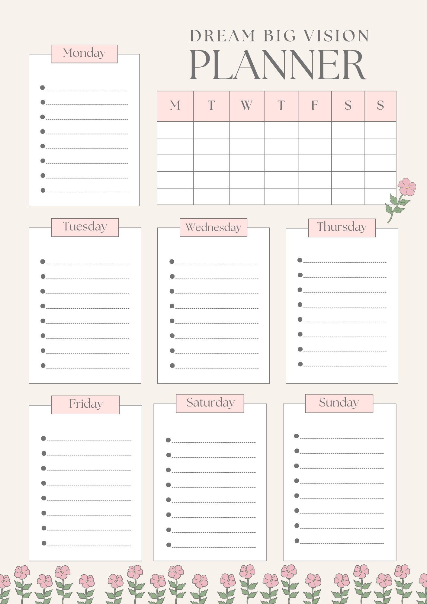 Dream Big Vision Planner