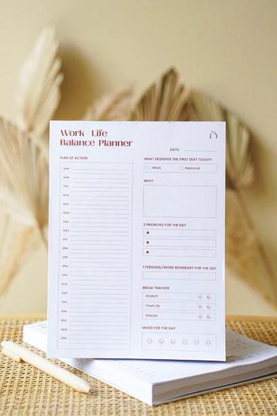 The Balanced Life Weekly Planner
